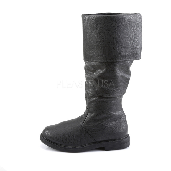 Mens Burning Man Renaissance Distressed Knee Boots main image 4
